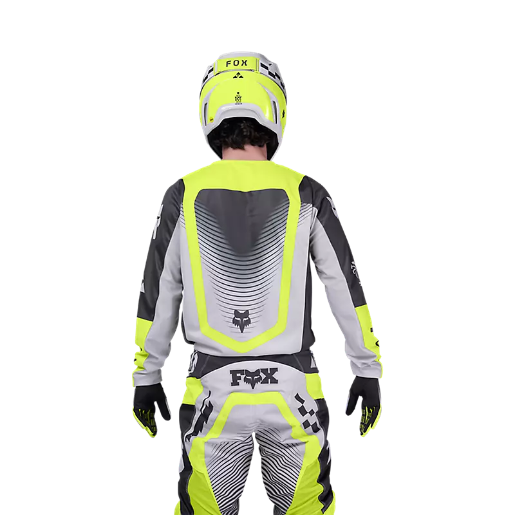 Camiseta Fox Racing 180 collect gray/yellow