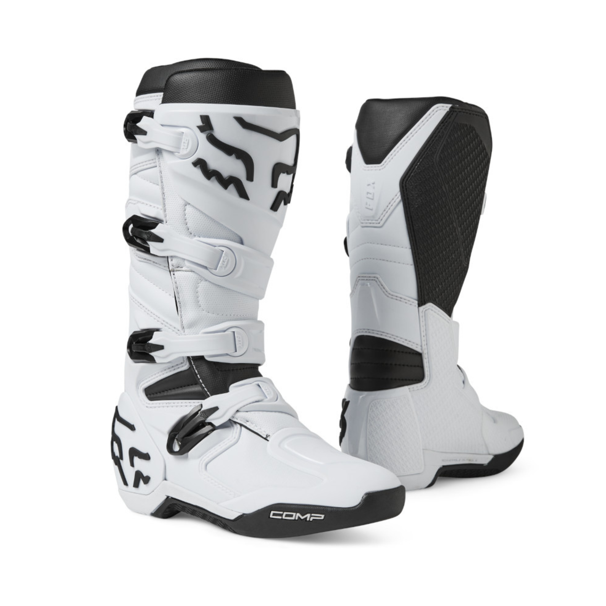 Botas Fox Racing comp white