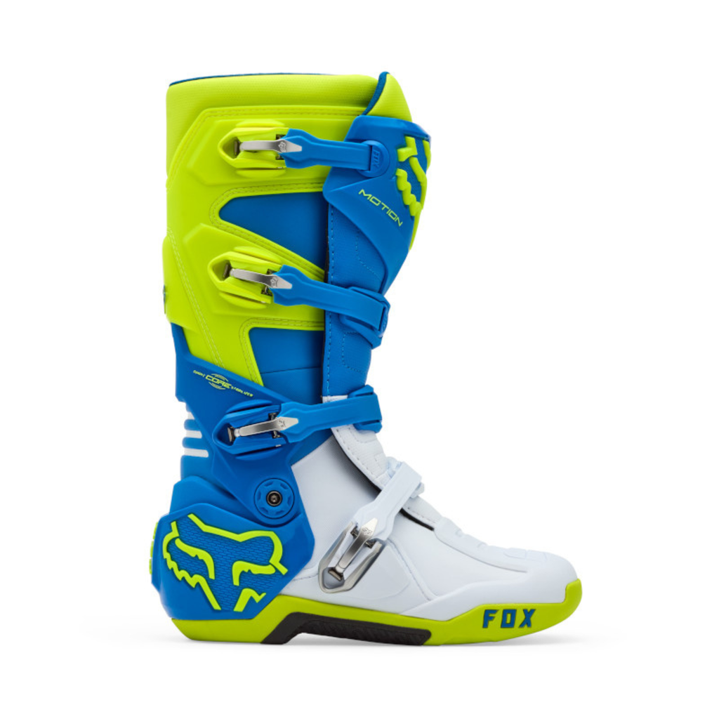 Botas Fox Motion - color amarillo/azul