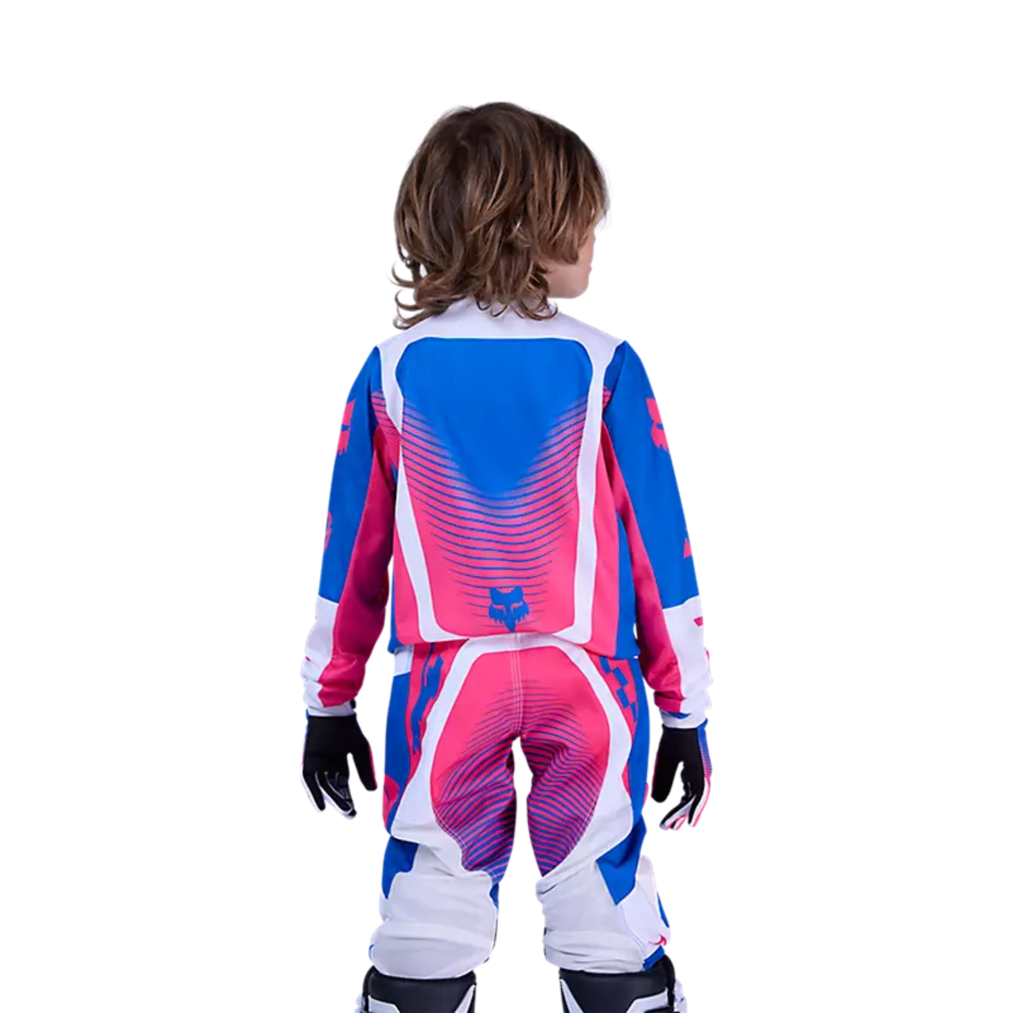 Camiseta Fox Youth 180 Collect color rosa para motocross infantil, ligera y transpirable, oficial Fox Racing