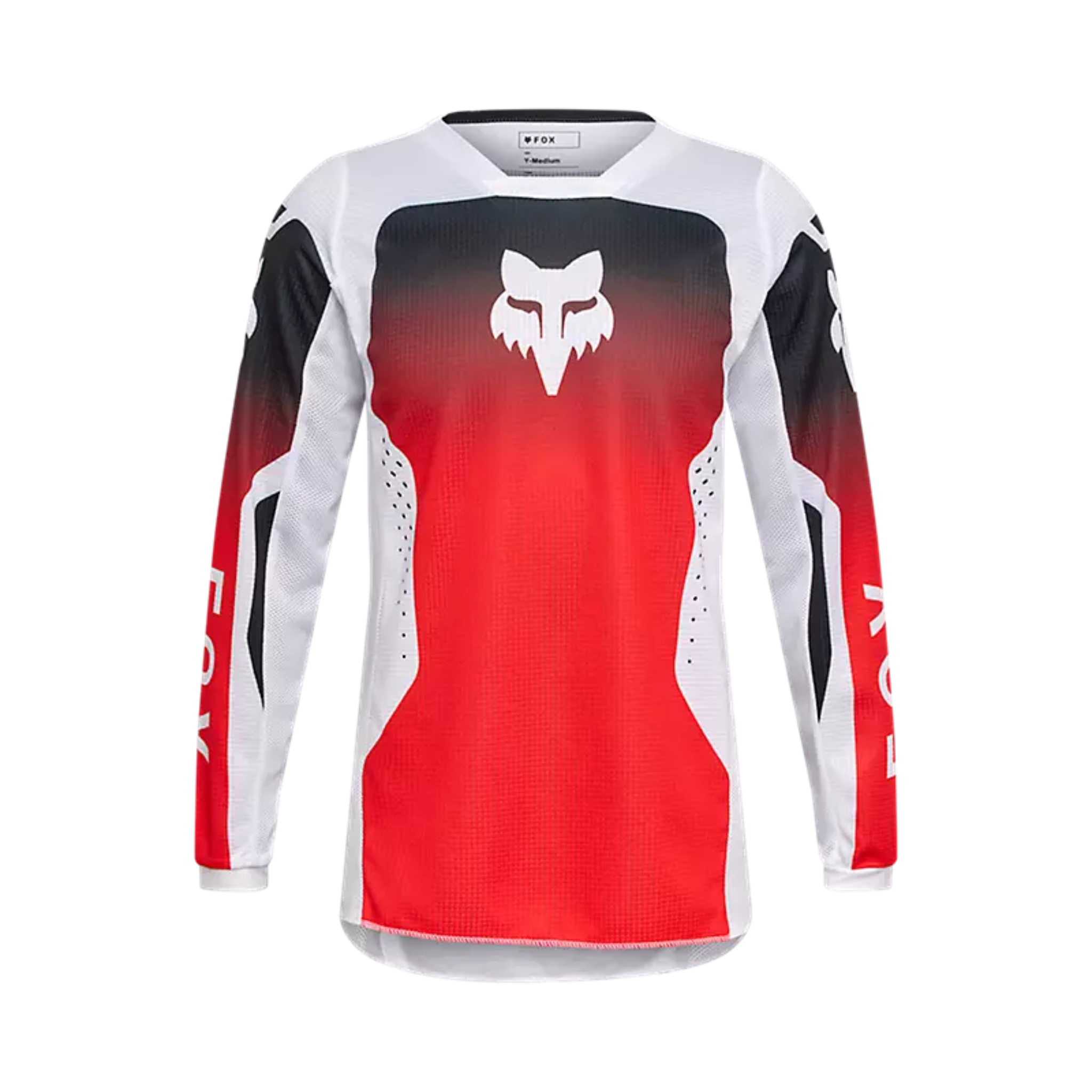 Camiseta Fox Youth 180 Shield roja para niño motocross y enduro