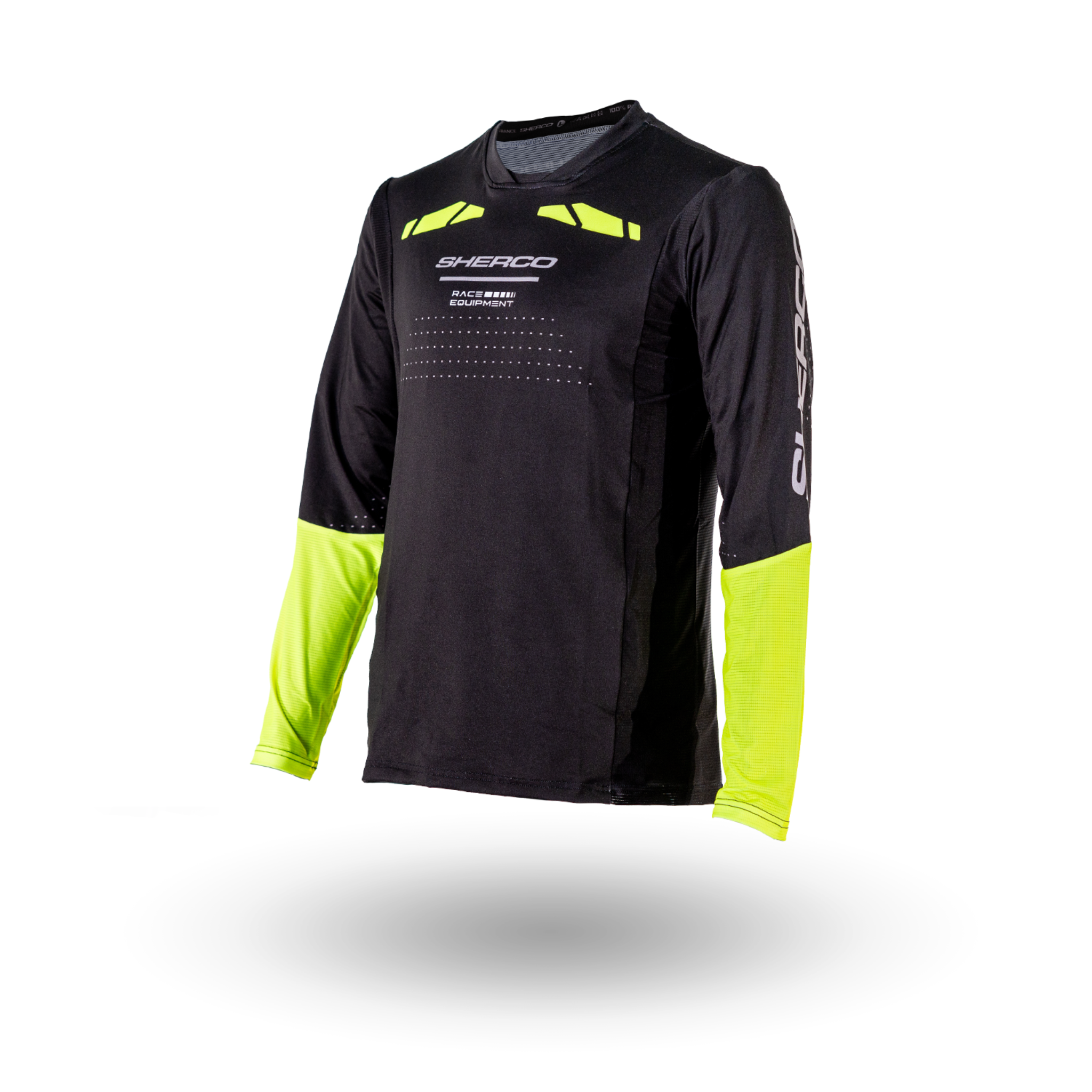 Camiseta Sherco Enduro neo amarillo para motocross