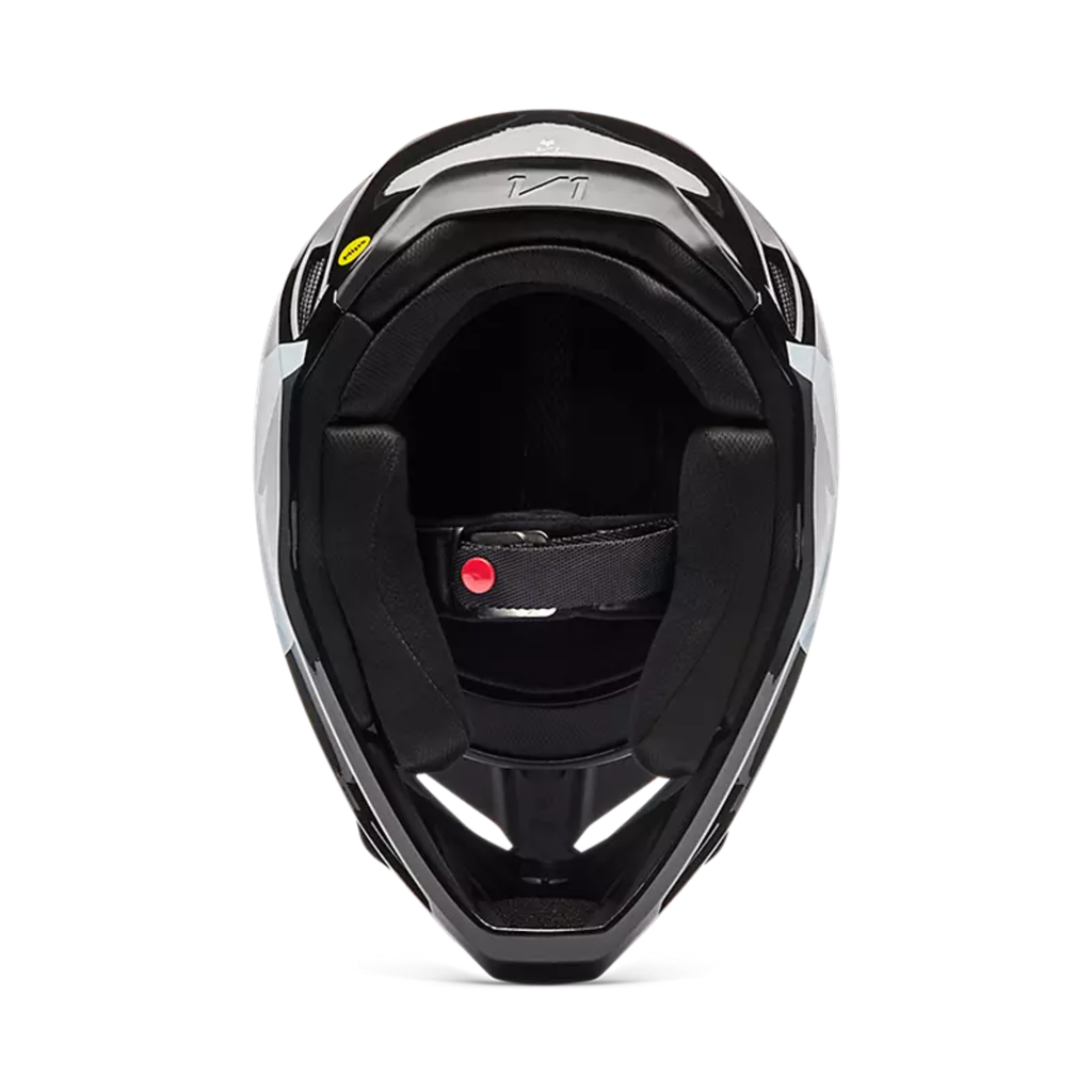 Interior casco Fox V1 Shield negro adulto acolchado desmontable