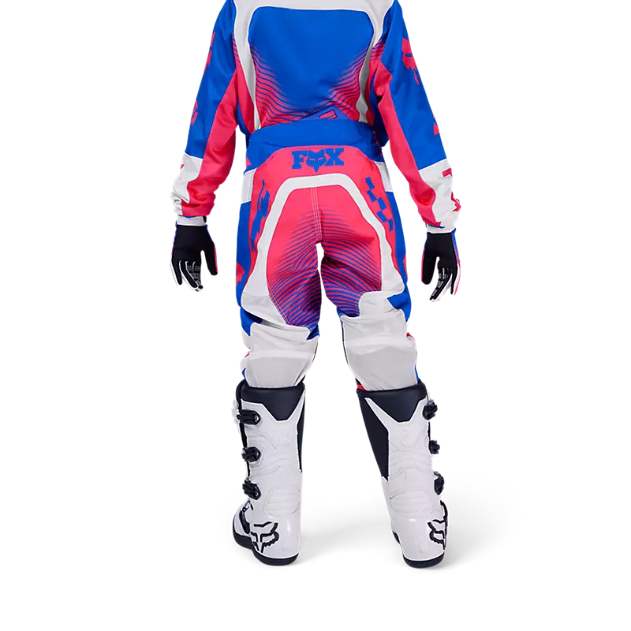 Pantalones Fox Kids 180 Collect color rosa para motocross infantil, resistentes y cómodos, oficiales Fox Racing