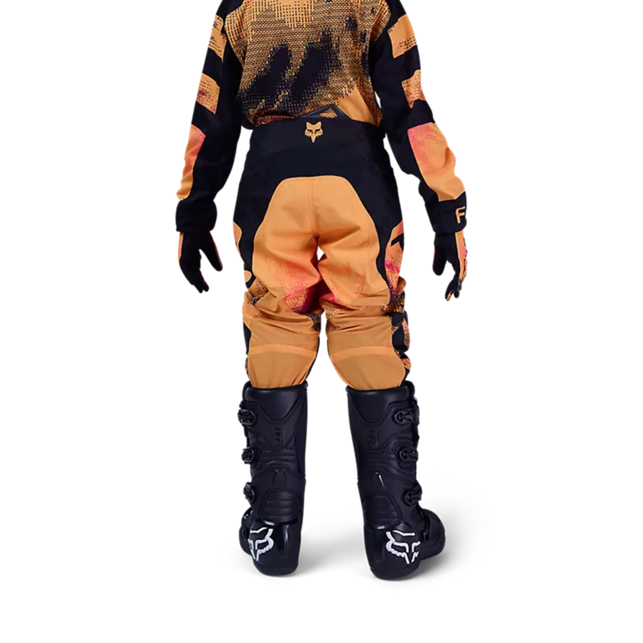 Pantalones Fox Kids 180 Kairos color naranja para motocross infantil, resistentes y oficiales Fox Racing